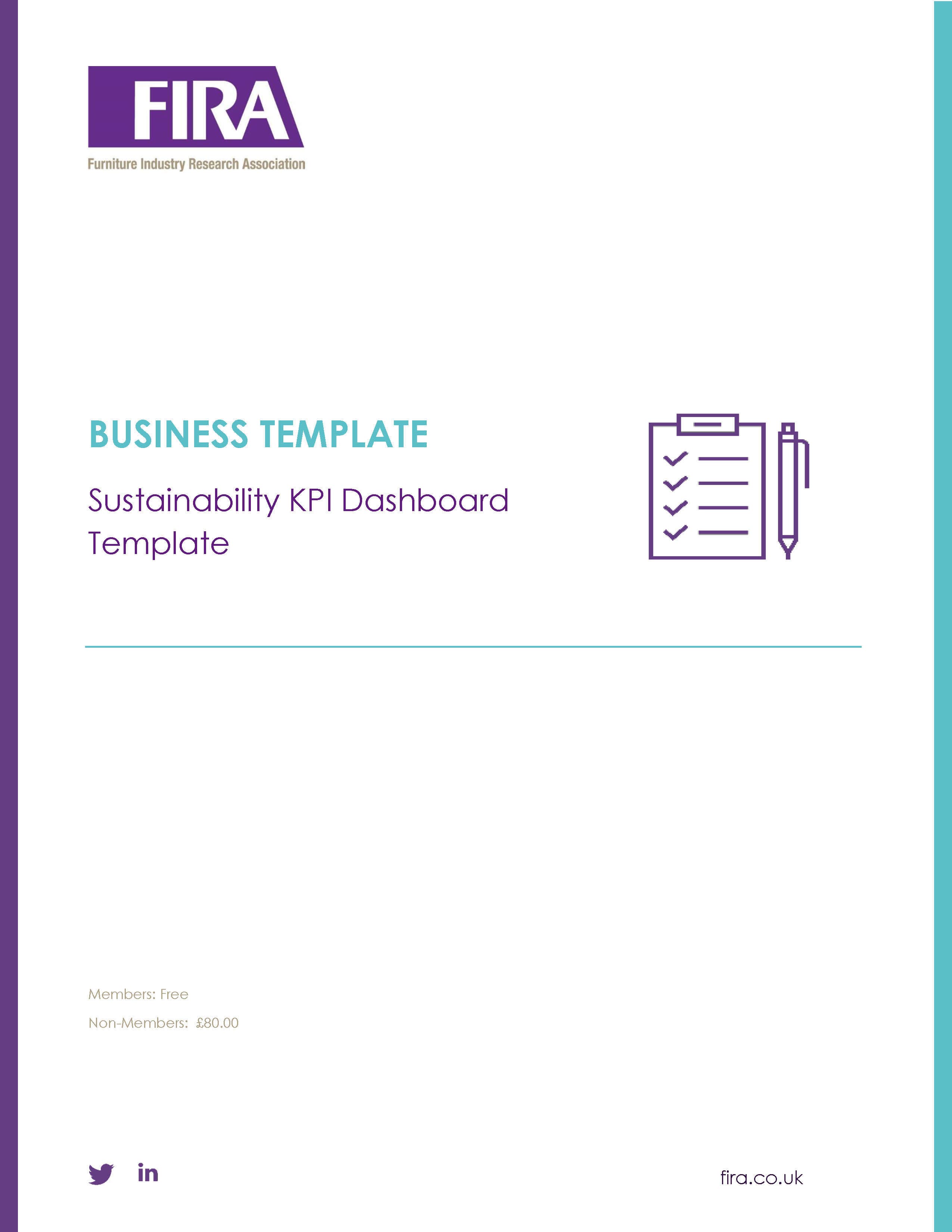 Sustainability KPI Dashboard Template