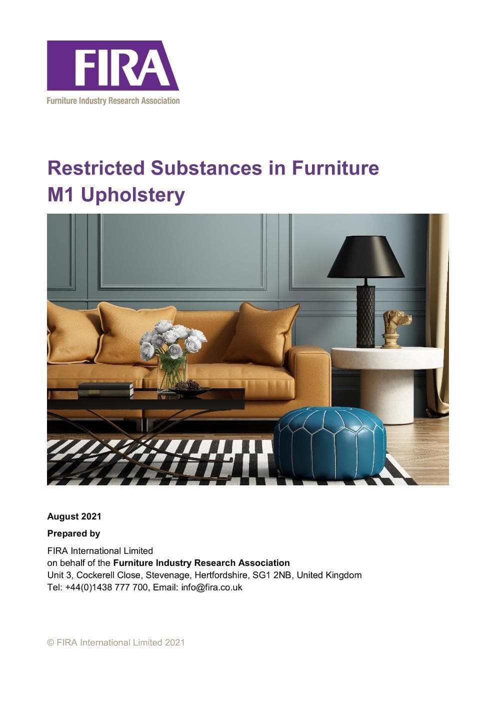 REACH: Restricted Substances in Furniture - M1 Upholstery