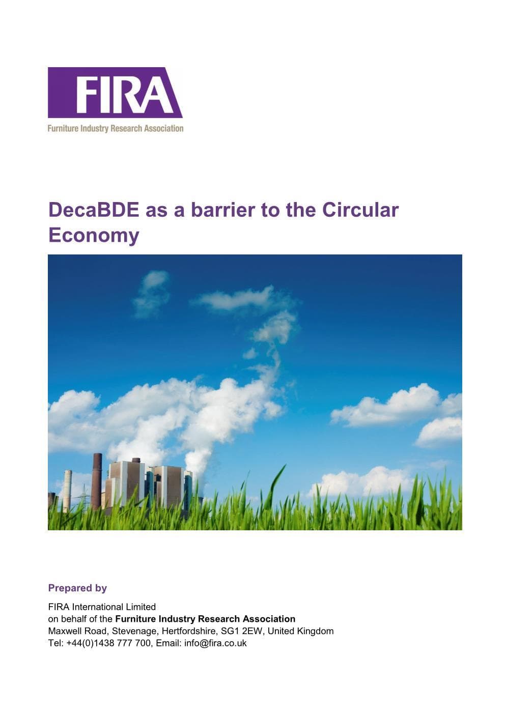 DecaBDE as a barrier to the Circular Economy